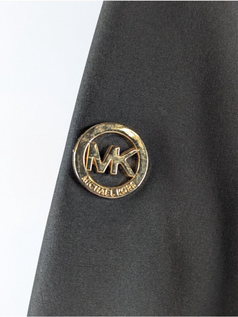 Michael Kors Women’s Large Coat Brown Hooded Trench Rain Water Resistant Jacket - Picture 6 of 16